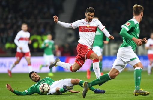 Unentschieden zwischen Werder Bremen und dem VfB Stuttgart Foto: dpa