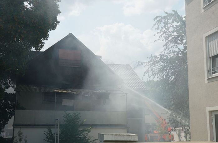 Feuer  in Kirchheim: 200 000 Euro Schaden nach Brand
