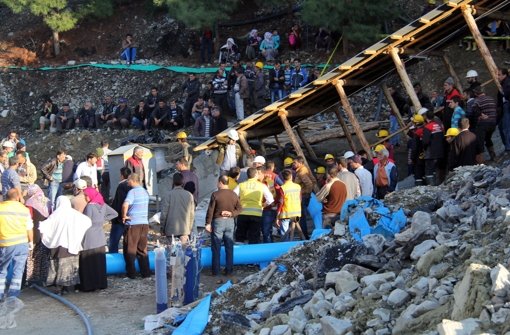 Zu den 18 eingeschlossenen Bergleuten in der Südtürkei besteht noch immer kein Kontakt. Foto: dpa