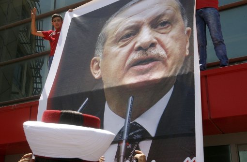 Erdogan-Anhänger feiern das Scheitern des Putsches. Foto: AFP