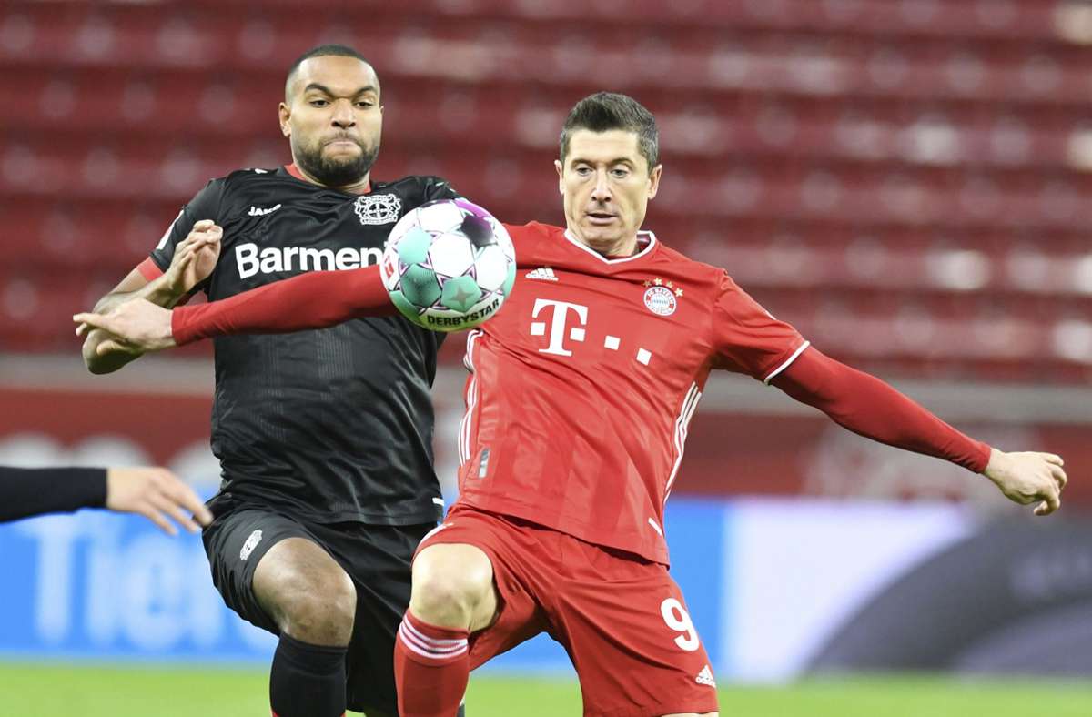 Bayer Leverkusen gegen Bayern München Robert Lewandowski schießt FC Bayern zur Tabellenführung