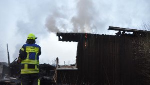 Laut Polizei geht der Brand an dem Vereinsheim in Tamm auf das Konto zweier Jungs. Foto: Andreas Rosar Fotoagentur-Stuttgart