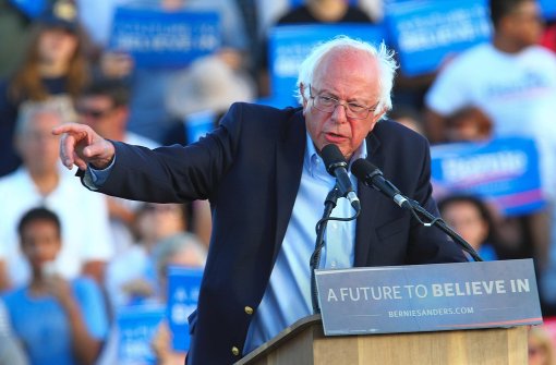 Bernie Sanders hat als Präsidentenkandidat immer noch viele Anhänger. Foto: AFP
