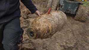 Die Bombe, die am Montag in Böblingen gefunden wurde, ist 250 Kilo schwer - genauso schwer wie die, die im November in Feuerbach entdeckt wurde (Foto).  Foto: www.7aktuell.de | Frank Herlinger