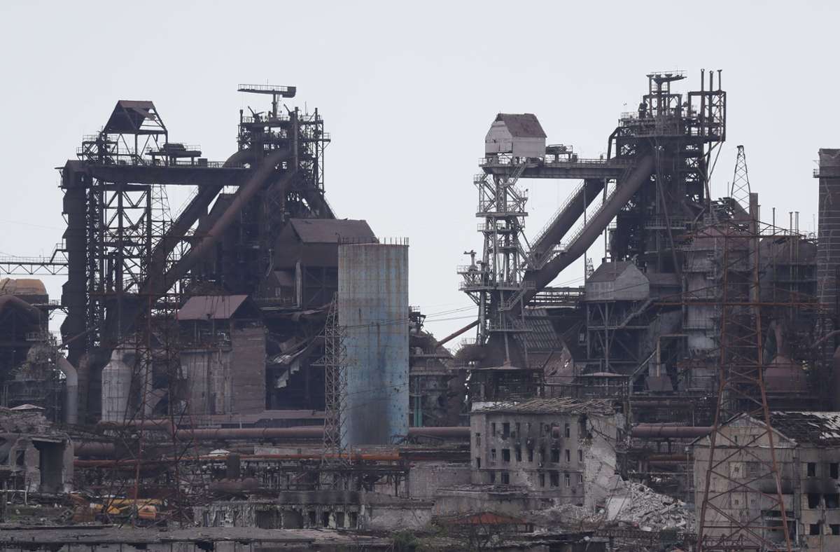 Das Stahlwerk Azovsta war wochenlang umkämpft. Foto: dpa/Victor