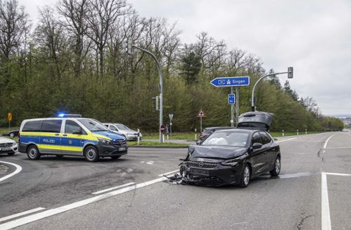 Unfall an der Einfahrt zur Autobahn. Foto: SDMG/SDMG / Dettenmeyer