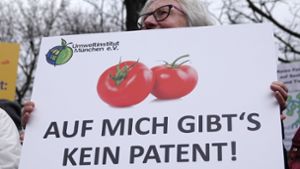 Demo gegen Patente auf Züchtung