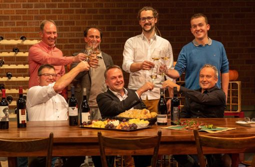 Die dritte Runde der Weinmeisterschaft im Stuttgarter Pressehaus Foto: /Julia Schramm