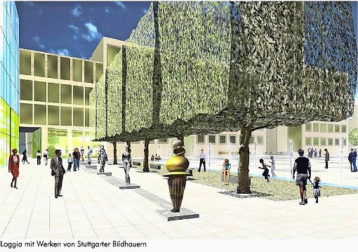 So könnte der neue Marktplatz aussehen Foto: Architektengruppe Eggert und Partner