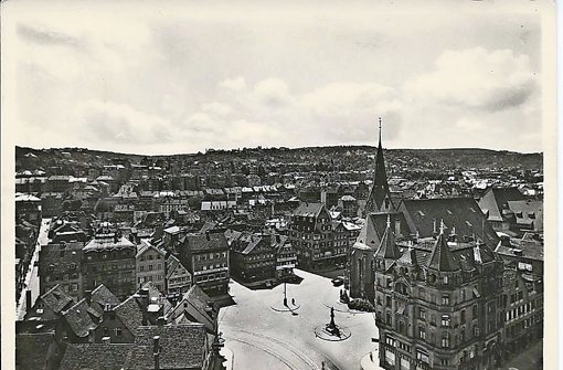 Als der Leonhardsplatz noch ein Platz war: Das Foto ist vor dem Krieg gemacht worden. Foto: Sammlung Wieczorek