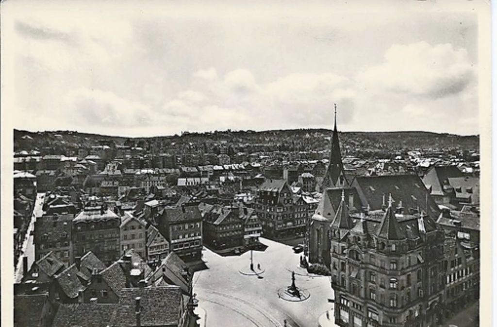 Als der Leonhardsplatz noch ein Platz war: Das Foto ist vor dem Krieg gemacht worden.