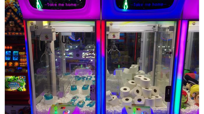 Was Klopapier und Desinfektionsmittel im Spielautomaten machen