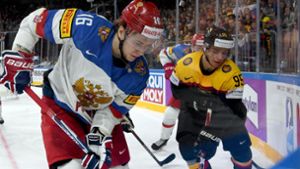 Deutschlands Eishockey-Spieler hatten gegen Russland das Nachsehen. Foto: dpa