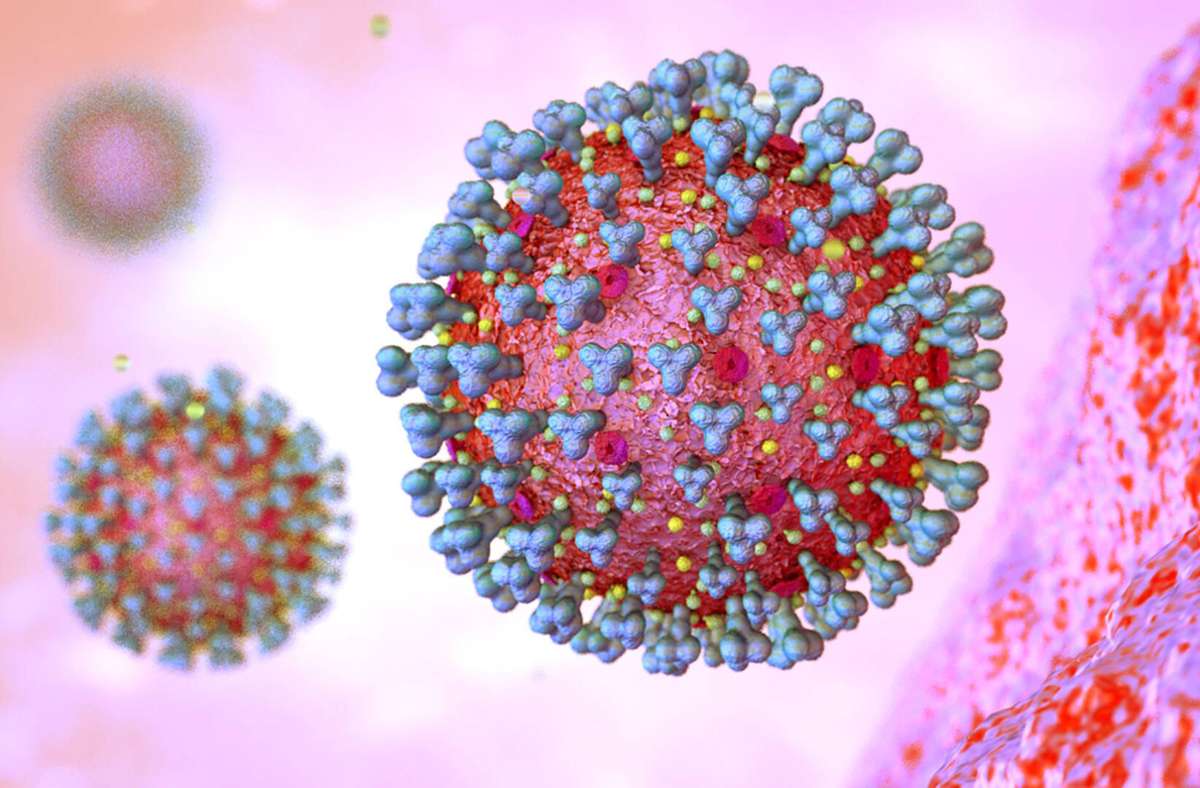 Grafische Darstellung des Corona-Virus Foto: Imago/MiS