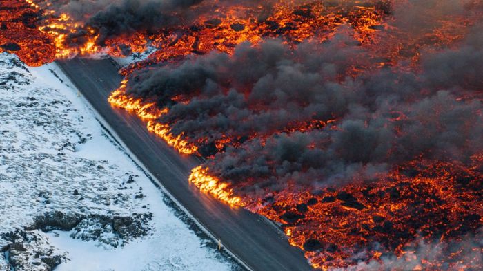 Island erlebt dritten Vulkanausbruch seit Dezember