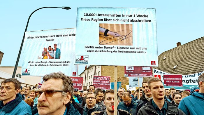 Rekordjahr und Proteste bei Siemens