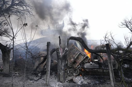 In Mariupol soll es laut Russland eine Feuerpause geben. Foto: dpa/Sergei Grits