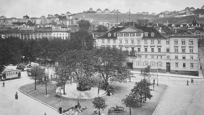Wie der Charlottenplatz vor über 100 Jahren ausgesehen hat