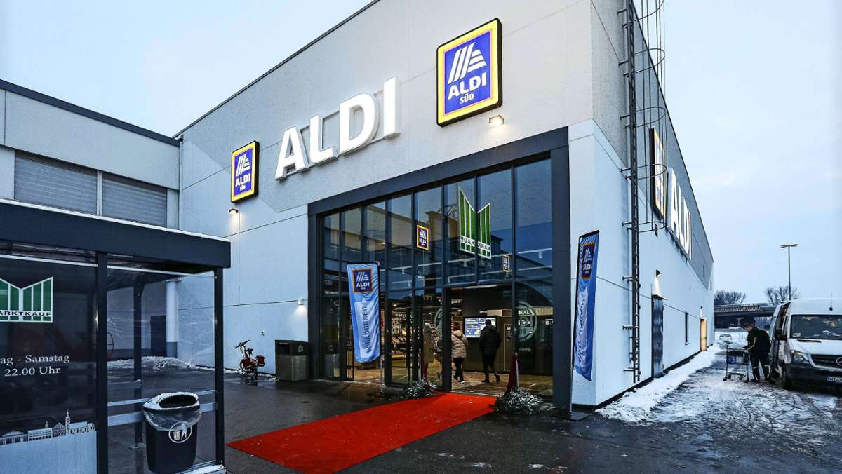 1700 Quadratmeter Verkaufsfläche: Eine der größten Aldi-Filialen eröffnet in Böblingen