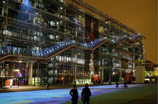 Bald längere Zeit geschlossen: das Centre Pompidou in Paris Foto: dpa/Villalobos