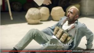 Kernbotschaft des Werbespots: Frieden statt Krieg und Terror. Foto: Youtube Zain