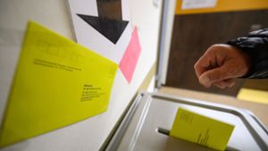 Eigentlich sind in Baden-Württemberg wie hier in Stuttgart schon am 24. Mai die Kommunalparlamente gewählt worden. Foto: dpa/Sebastian Gollnow