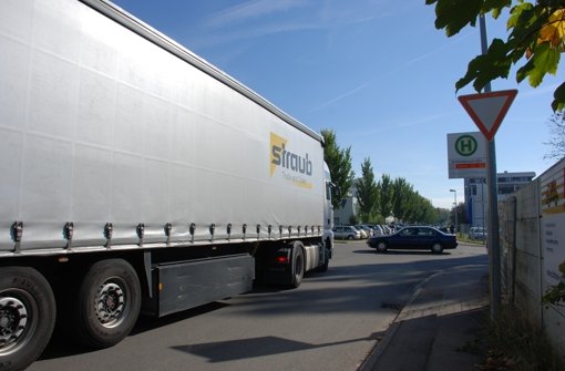 Das Gewerbegebiet Kemnat zieht viele Lastwagen an. Foto: Archiv Ulrike Koch