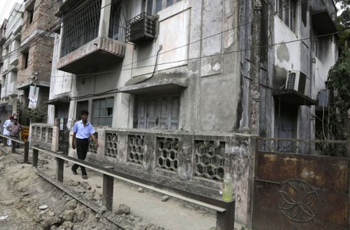 In seiner Wohnung in Kolkata soll ein Mann die Leiche seiner Mutter in einem Gefriergerät versteckt haben. Foto: AP