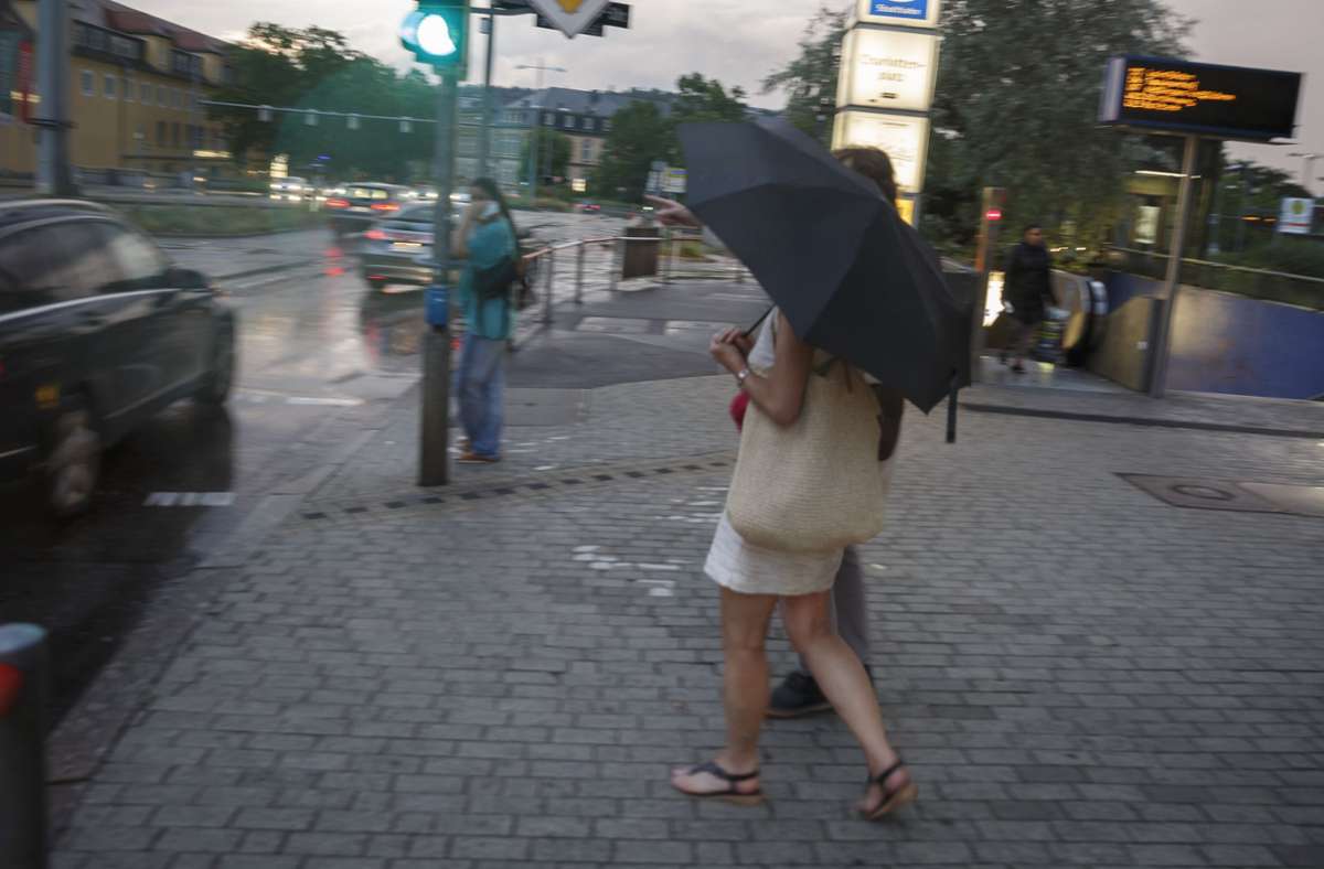 Ab Donnerstag könnte es in Stuttgart mal wieder richtig nass werden. Foto: Lichtgut/Julian Rettig