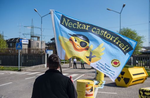 Die Gegner von Castortransporten auf dem Neckar haben ihren Widerstand angekündigt. Foto: dpa