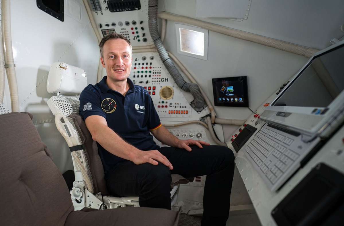 Matthias Maurer soll Ende Oktober in einer Crew-Dragon-Kapsel der Firma Space X zur ISS fliegen.