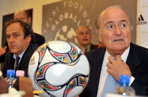 Plattini und Blatter in besseren Zeiten. Foto: dpa