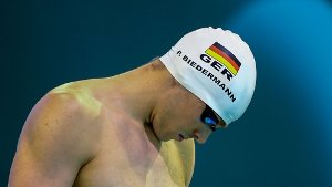 Der Weltrekordler Paul Biedermann schwamm am Montag in den Vorläufen über 400 Meter Freistil nur die neuntbeste Zeit.  Foto: dpa
