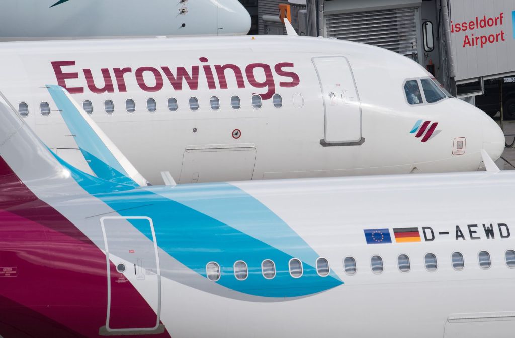Mit der Tarifeinigung zwischen Eurowings und Verdi ist die Gwerkschaft Ufo nicht einverstanden. Foto: dpa