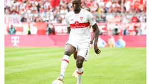 Starkes Startelf-Debüt: Serhou Guirassy überzeugte gegen den FC Bayern. Foto: Pressefoto Baumann/Alexander Keppler
