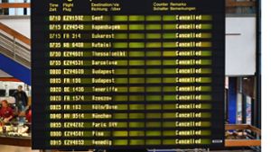 30 Flüge in Stuttgart fallen aus