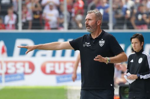 Tim Walter und der VfB Stuttgart wollen gegen die SpVgg Greuther Fürth punkten. Foto: Pressefoto Baumann/Hansjürgen Britsch