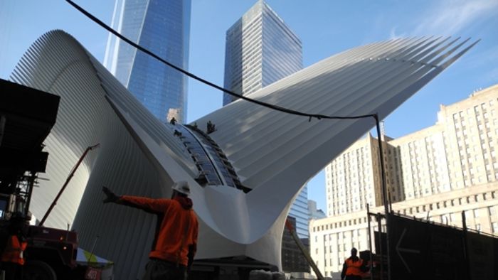 Spektakulärer U-Bahnhof am World Trade Center eröffnet