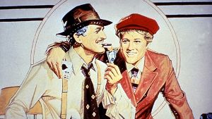 Paul Newman und Robert Redford (r.) sind die Hauptdarstellen in „Der Clou“. Foto: dpa