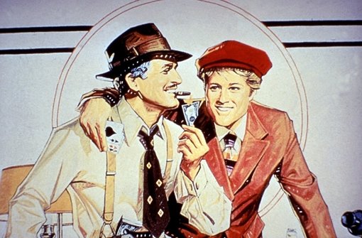 Paul Newman und Robert Redford (r.) sind die Hauptdarstellen in „Der Clou“. Foto: dpa