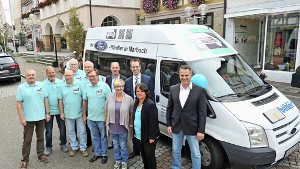 Der Bürgerbus rollt  an drei Tagen durch Marbach. Foto: Werner Kuhnle