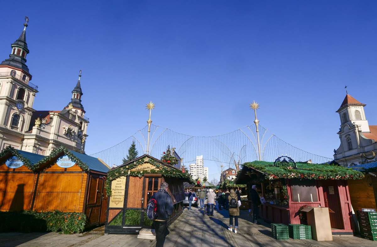 Wer einen Stand auf dem Ludwigsburger Weihnachtsmarkt bekommt, entscheidet sich in den kommenden Tagen. Foto: Simon Granville