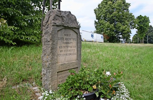 Wo der Fuhrmann Gottlob Ruckaberle am 17. Februar 1922    erschlagen wurde, verkehren auch heute noch Transportunternehmer Foto: Ralf Recklies