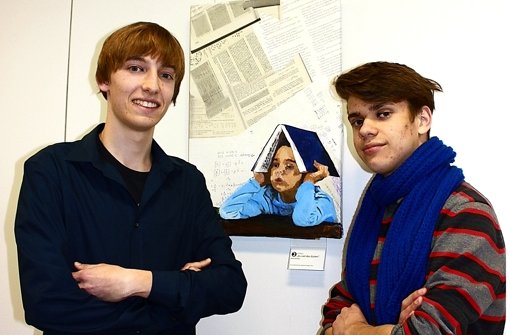Jonathan Winkler (links) und Konrad Storch vom Jugendrat Nord haben den Wettbewerb mit organisiert Foto: Annina Baur
