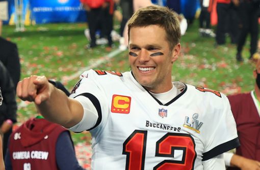 Tom Brady gewann mit den Tampa Bay Buccaneers den Super Bowl. Foto: AFP/MIKE EHRMANN