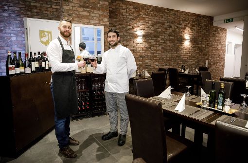 Anthoni Scorza (links) und sein Küchenchef Valentino de Martino Foto: Jan Potente