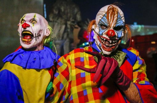 Gruselige Clowns sind als Kostüme beliebt. Foto: dpa