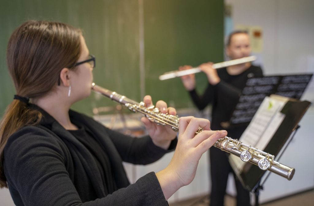 Die Ditzinger Musikschule richtet traditionell den Wettbewerb Jugend musiziert aus. Die jungen Teilnehmer nehmen in der Regel Musikunterricht. Foto: factum/Andreas Weise