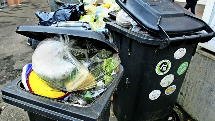 Müllabfuhr wird um  neun Prozent teurer