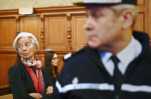 Bleibt trotz des Schuldspruchs in Paris straffrei: IWF-Chefin Christine Lagarde Foto: AFP